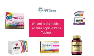 Najpopularniejsze suplementy diety dla kobiet: Vita-min, Centrum ONA, Gold-Vit, Vitotal, Female Multiple.