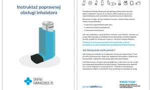Ilustracja pokazuje inhalator, kluczowy element w leczeniu astmy. Dowiedz się, jak działa inhalator i jak go poprawnie używać, by terapia była skuteczna.