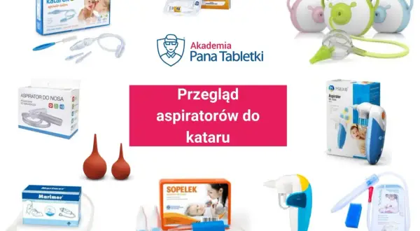 Różne aspiratory do nosa, w tym katarek do odkurzacza, od jakiego wieku można ich używać? Przegląd produktów.