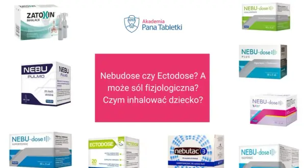 Nebudose czy Ectodose? A może sól fizjologiczna? Zastanawiasz się, czym inhalować dziecko?