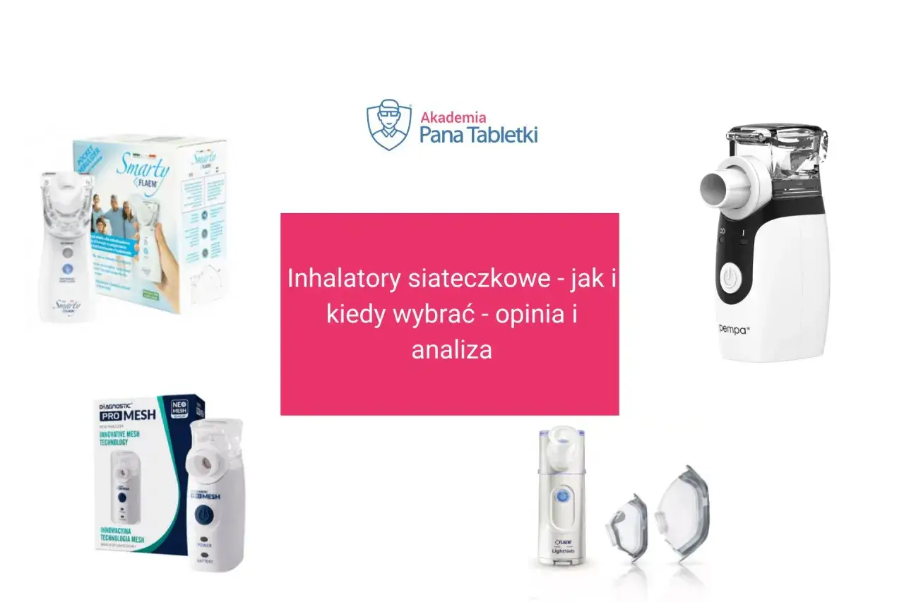 Różne inhalatory siateczkowe, pomocne w wyborze odpowiedniego urządzenia.