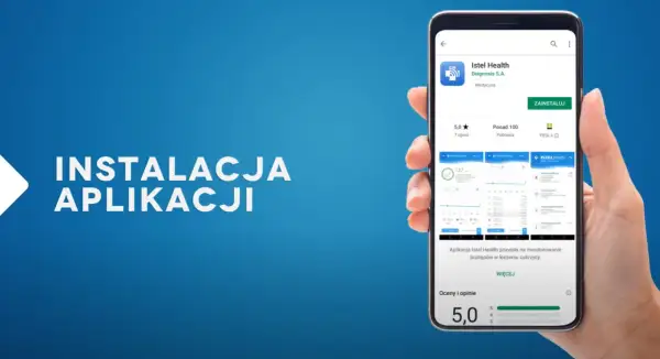 Instalacja aplikacji Istel Health. Monitoruj postępy w leczeniu cukrzycy.