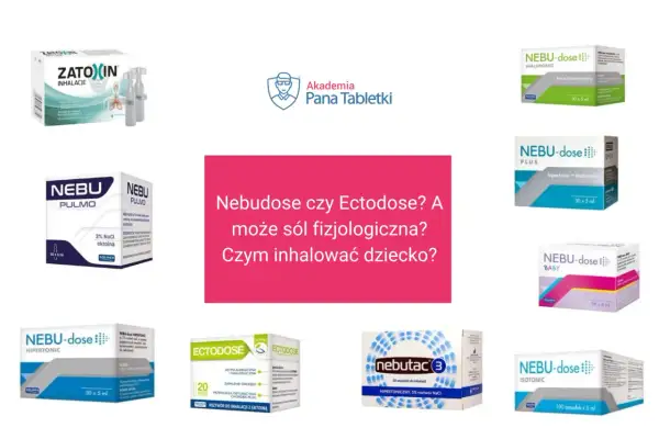Nebudose czy Ectodose? A może sól fizjologiczna? Zastanawiasz się, czym inhalować dziecko?