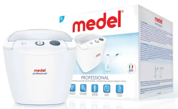 Medel Professional to inhalator, który może być używany do nebulizacji z solą hialuroniczną. Jest to profesjonalny system do terapii aerozolowej.